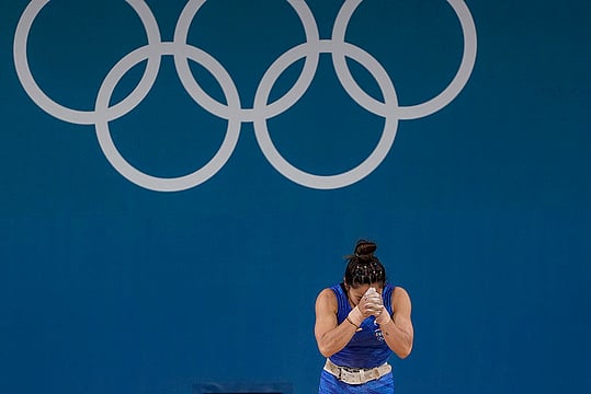 Paris Olympics: Mirabai Chanu Finishes Fourth, India's Medal Hopes Shattered In Weightlifting - In Pics